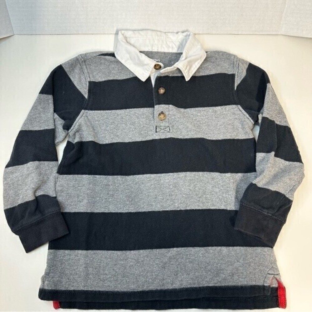 Polo Ralph Lauren Boy’s Bundle, Old Navy and Carters shirts, Size 4/5, Gray Blue - Picture 12 of 13